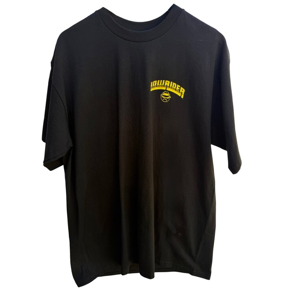 Lowrider Graphic T Shirt Mens XL Black Car Bridge Print